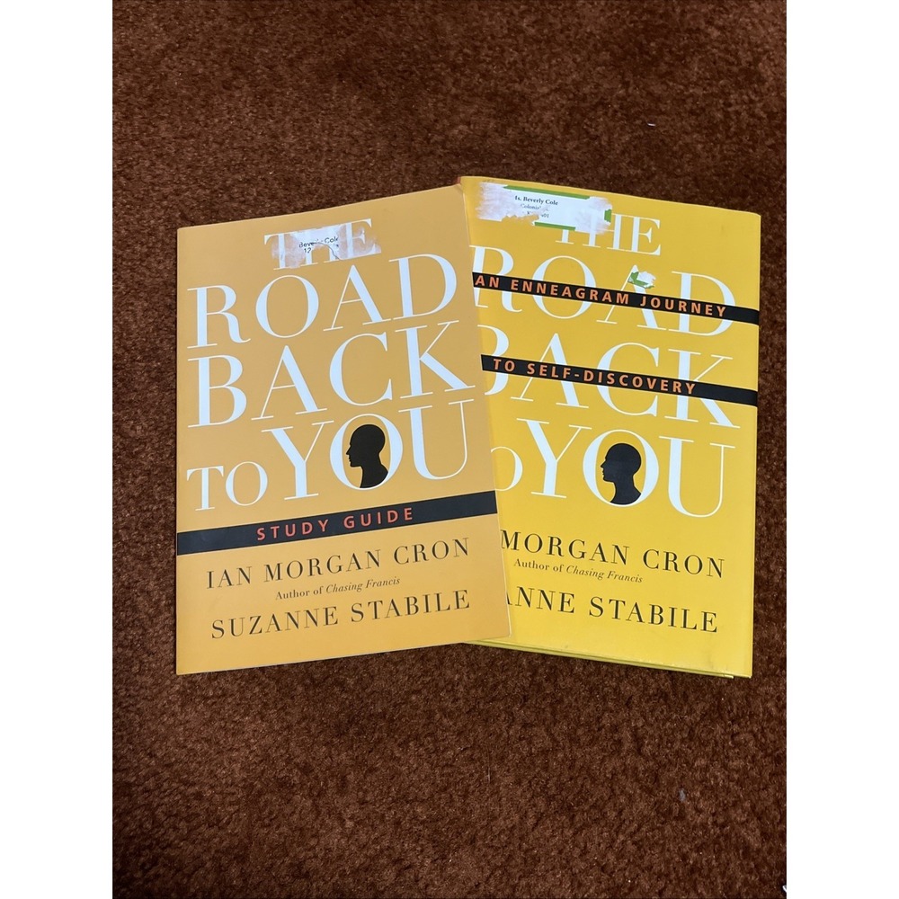 The Road Back To You by Ian‎ Morgan Cron Hardcover Book + Study Guide Lot of 2